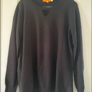 Black unique sweater